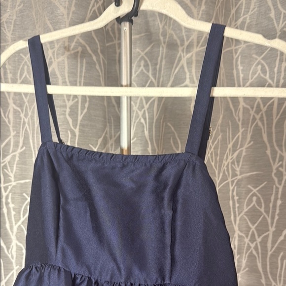 Petal & Pup Blue Sleeveless Square Neck Sundress - Picture 4 of 9